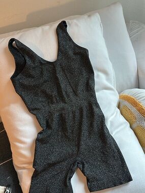 Prozis Black Sparkle Sleeveless Romper